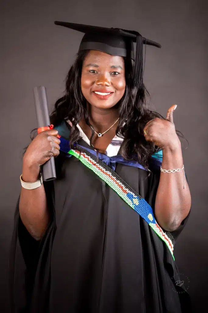 Individual graduation portraits showcasing the unique personalities of each graduate